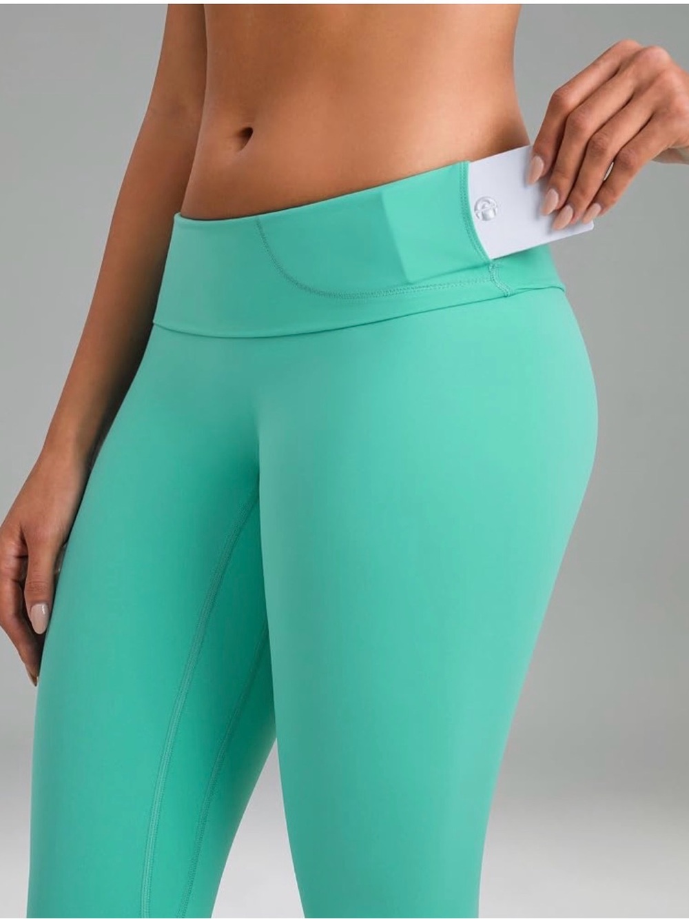 High-Rise Mint Seamless Performance Leggings